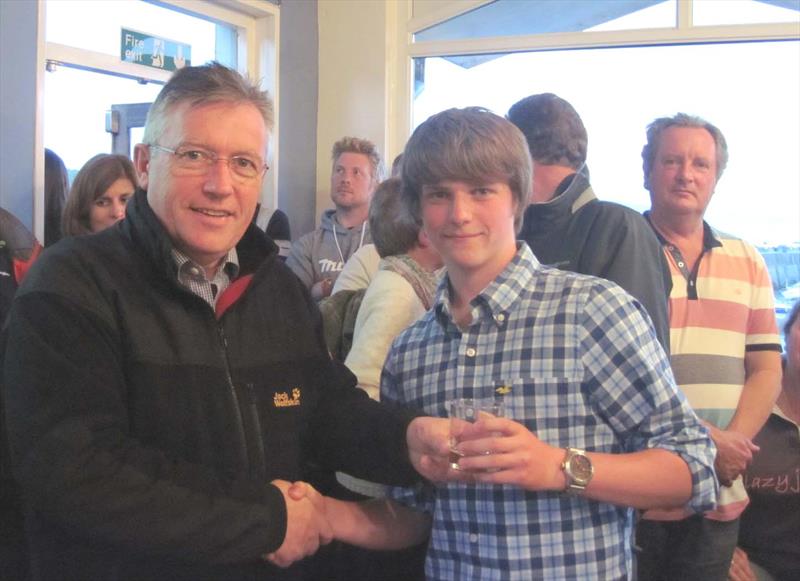 Saundersfoot SC junior winner and highest place club member during Coppet Week at Saundersfoot - photo © Mick Lightwood