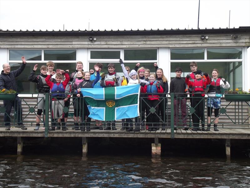 Derbyshire Youth Sailing at Combs photo copyright John Saunders taken at Combs Sailing Club