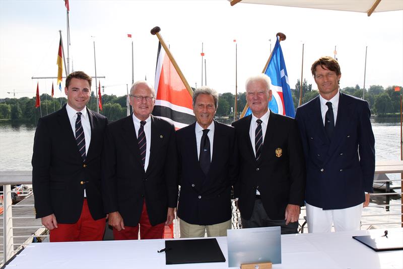 Norddeutscher Regatta Verein Crossing the Burgees Ceremony  - photo © Peter Kaehl