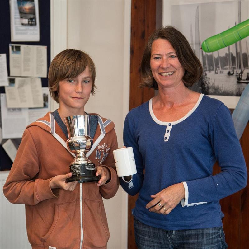 Tom Percival-Stein wins the Jim Bassett Cadet Trophy during the Upper Thames Club Championship photo copyright Tony Ketley taken at Upper Thames Sailing Club