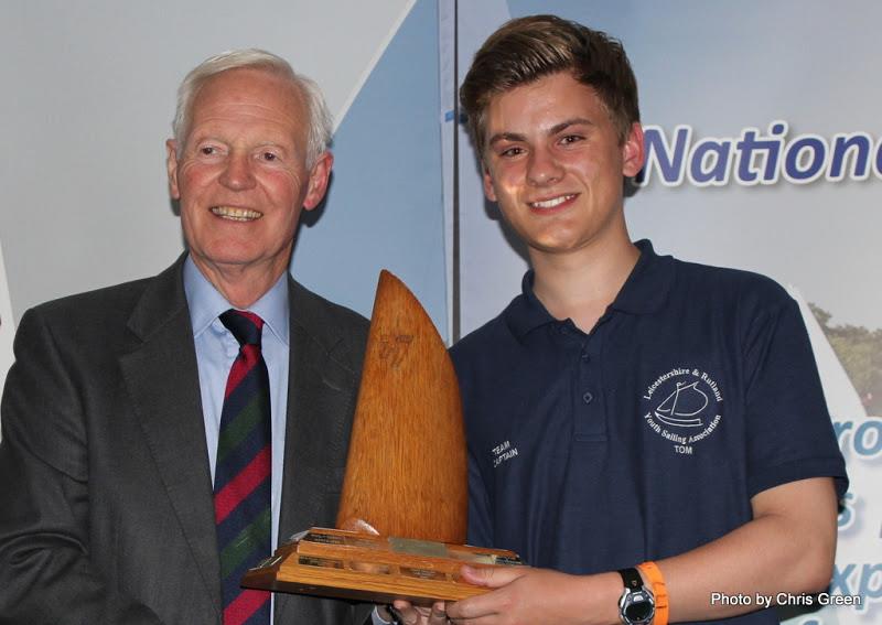 NSSA National Youth Regatta - Silver Jubilee Trophy - Tom Evans (LRYSA) photo copyright Chris Green taken at Rutland Sailing Club