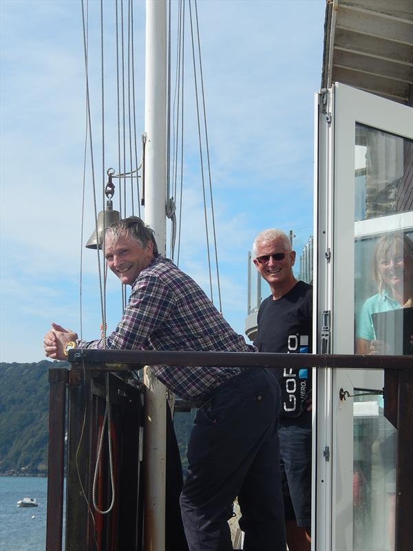 In the Watch House during the Salcombe Yacht Club Regatta 2015 photo copyright Malcolm Mackley taken at Salcombe Yacht Club