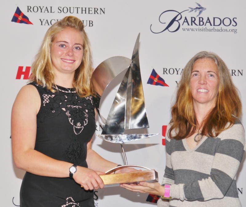 Annabel Vose and Libby Greenhalgh at the Royal Southern Yacht Club's annual Prizegiving - photo © Chris Gillingham