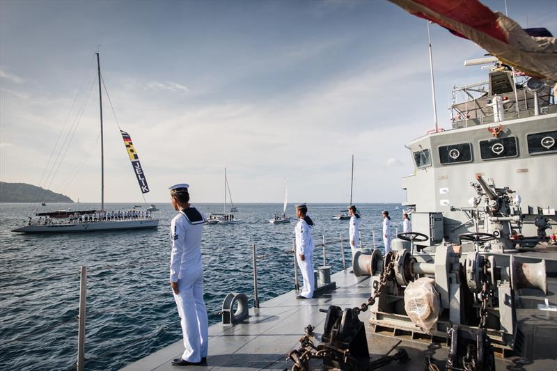 Sail Pass honours the birthday of His Majesty the King of Thailand at the 29th Phuket King's Cup Regatta photo copyright Tanyaporn Kanchanahoti taken at Royal Varuna Yacht Club