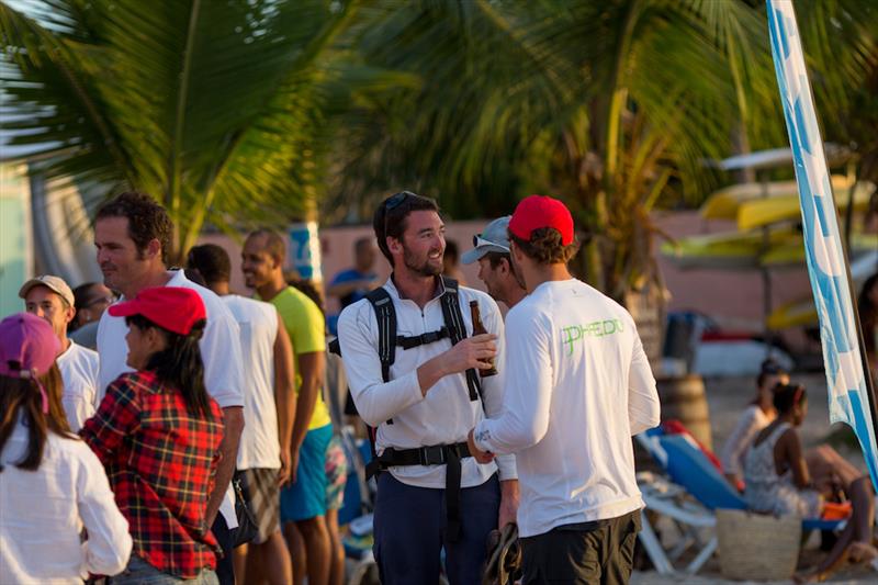 Mount Gay Round Barbados Series post-race beach pary - photo © Nigel Wallace
