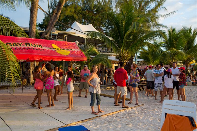 Mount Gay Round Barbados Series post-race beach pary - photo © Nigel Wallace