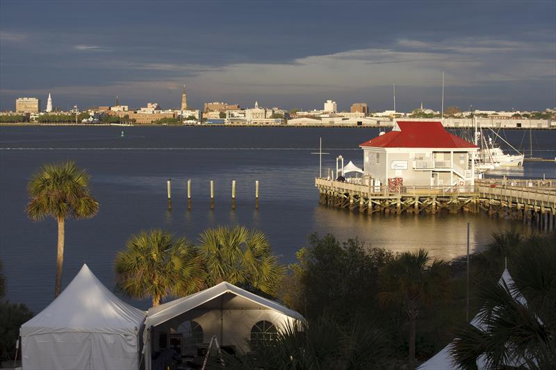 The beautiful Charleston Harbor Resort & Marina, just across the harbor from downtown Charleston, is among the top regatta venues in the world photo copyright Charleston Race Week / Tim Wilkes taken at Charleston Yacht Club