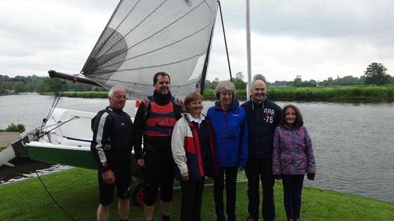 Theresa May helps Henley SC Push the Boat Out photo copyright James Cox taken at Henley Sailing Club