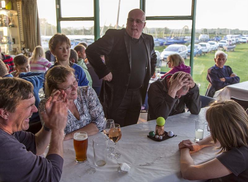 Roy Bond the magician at work at the Notts County Spring Regatta - photo © David Eberlin