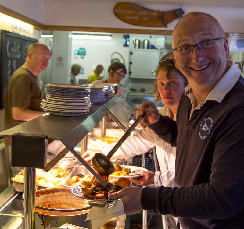 Pauline's roasts are served at the Notts County Spring Regatta - photo © David Eberlin