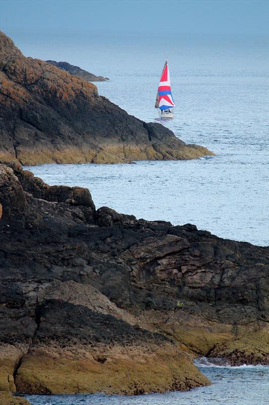 Close in at Bardsey during the Three Peaks Yacht Race photo copyright Rob Howard / www.threepeaksyachtrace.co.uk taken at Merioneth Yacht Club