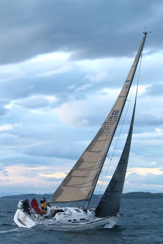 Pure Attitude in the Sound of Jura during the Three Peaks Yacht Race photo copyright Rob Howard / www.threepeaksyachtrace.co.uk taken at Merioneth Yacht Club