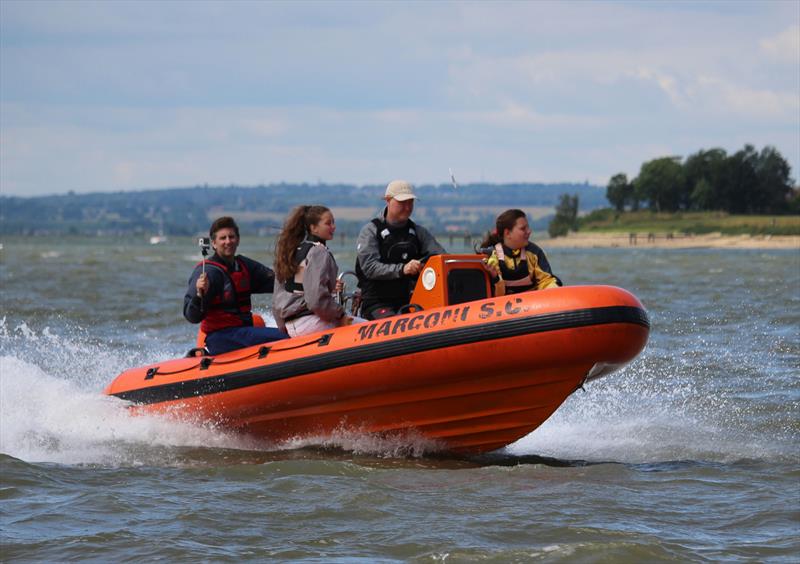 Marconi SC host 12 special youngsters from Ukraine photo copyright Alan Caulfield / MSC taken at Marconi Sailing Club