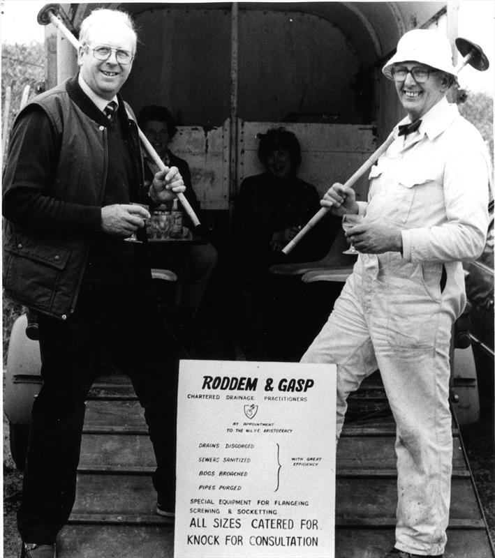 Roddem and Gasp keeping the drains flowing at the West Lancs 24 hour race photo copyright WLYC taken at West Lancashire Yacht Club