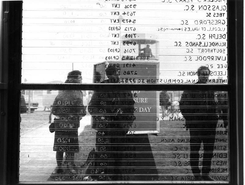 The Scoring on the window at the West Lancs 24 hour race photo copyright WLYC taken at West Lancashire Yacht Club