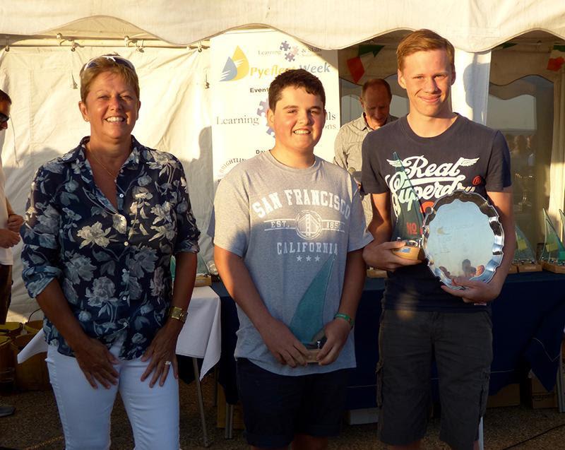 Pyefleet Week 2016 prize giving photo copyright Fiona Brown taken at Brightlingsea Sailing Club