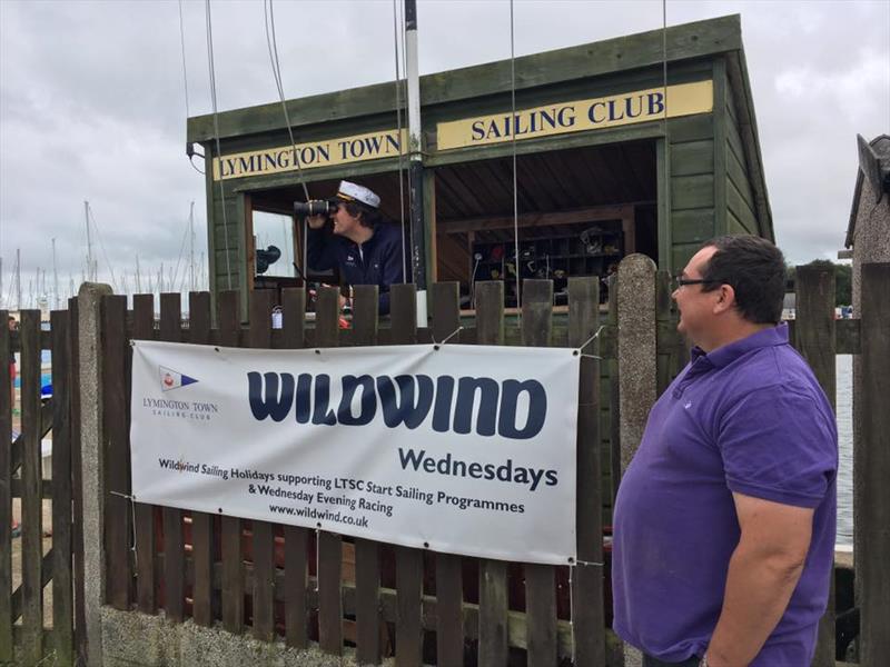 Race/safety team Nick Simmons and Dave Gorringe for the Jack in the Basket record attempt - photo © Karl Thorne
