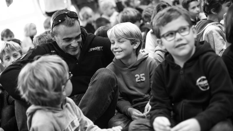 Spindrift racing continues to develop its Schools programme - photo © Eloi Stichelbaut / Spindrift racing