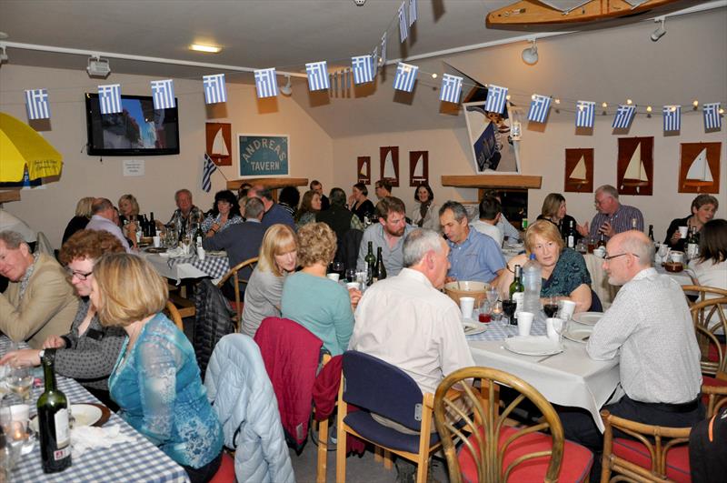 Light Greek night for the East Lothian Yacht Club Prize Giving photo copyright David Farmer taken at East Lothian Yacht Club