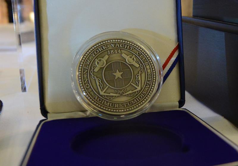 New York Yacht Club Medal awarded to Dennis Conner - photo © Paul Todd / www.outsideimages.com
