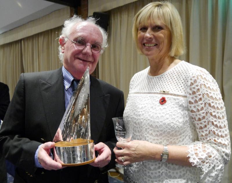 Offshore sailor Yves Dervieux with Karen Henderson-Williams - photo © Jennie Austen