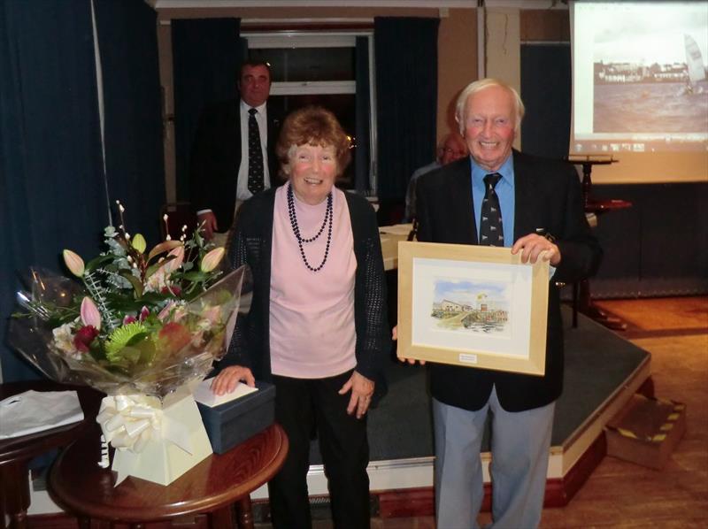 Doreen and Dave England with Steve Creek in background photo copyright Rick Napp taken at Torpoint Mosquito Sailing Club