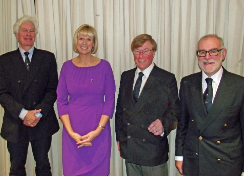 (l-r) Robert Vose, Karen Henderson-Williams, Graham Nixon & John Rutherford photo copyright Phil Riley taken at Royal Southern Yacht Club