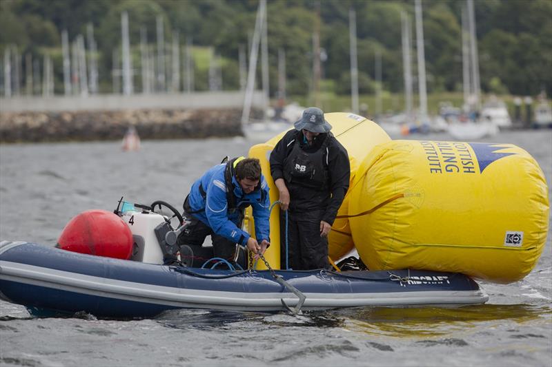 Mark laying at the Scottish Sailing Institute photo copyright Marc Turner / www.pfmpictures.co.uk taken at Largs Sailing Club