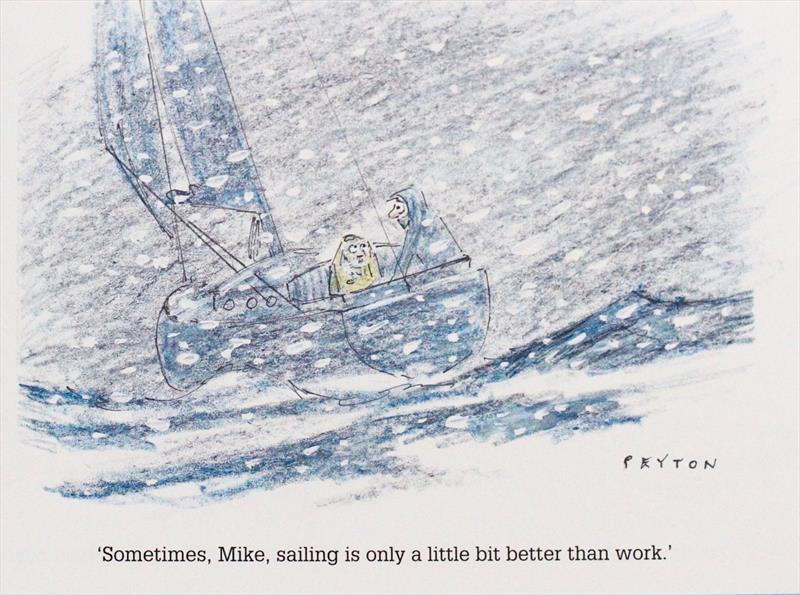One of Mike's favourite cartoons from his Winter saiing collection - photo © Mike Peyton