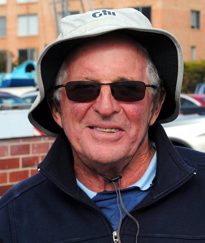 Don Calvert,  81, owner/skipper of Intrigue for 32 years photo copyright Peter Campbell taken at Royal Yacht Club of Tasmania