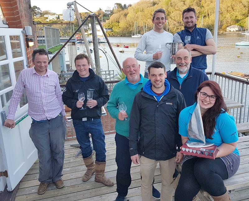 Coastal Offshore Group Series (COGS) Falmouth to Fowey prizewinners photo copyright Andrew Laming taken at Fowey Gallants Sailing Club