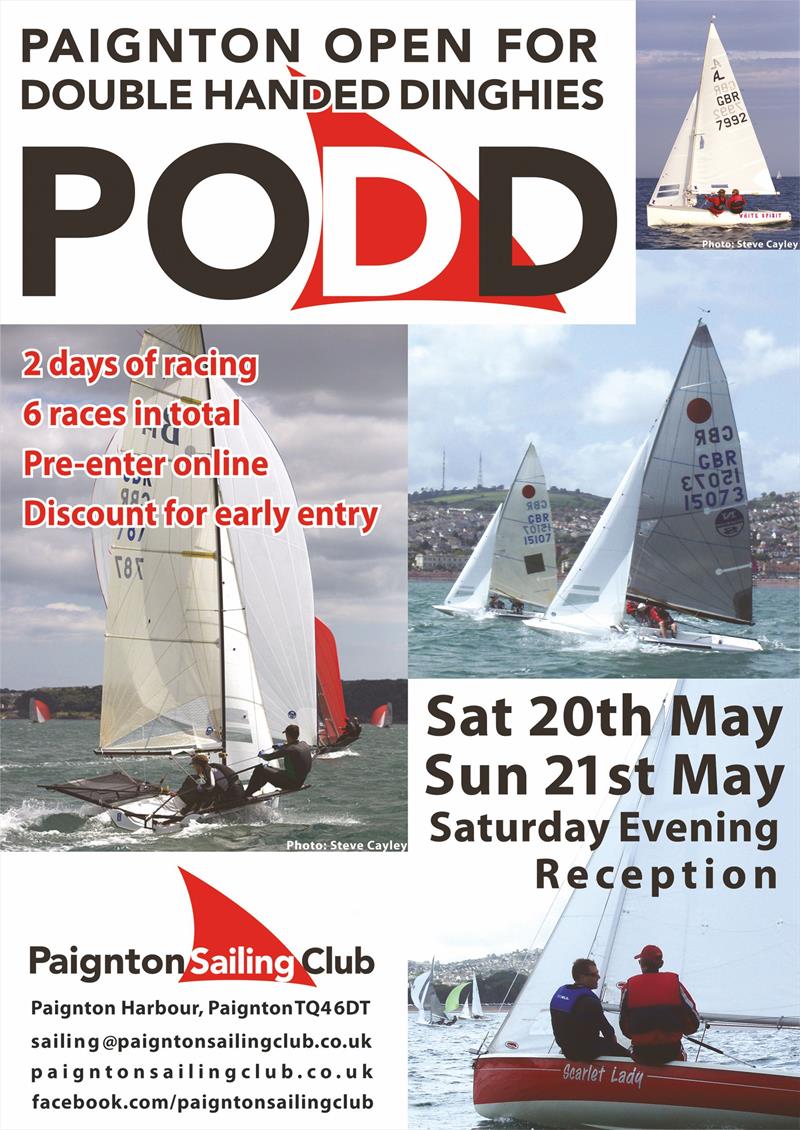 Paignton PODD poster photo copyright Arthur Phillips taken at Paignton Sailing Club
