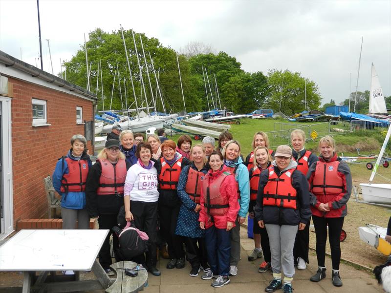 Ladies WOW on their debut at Manor Park SC photo copyright Emma Dodd taken at Manor Park Sailing Club