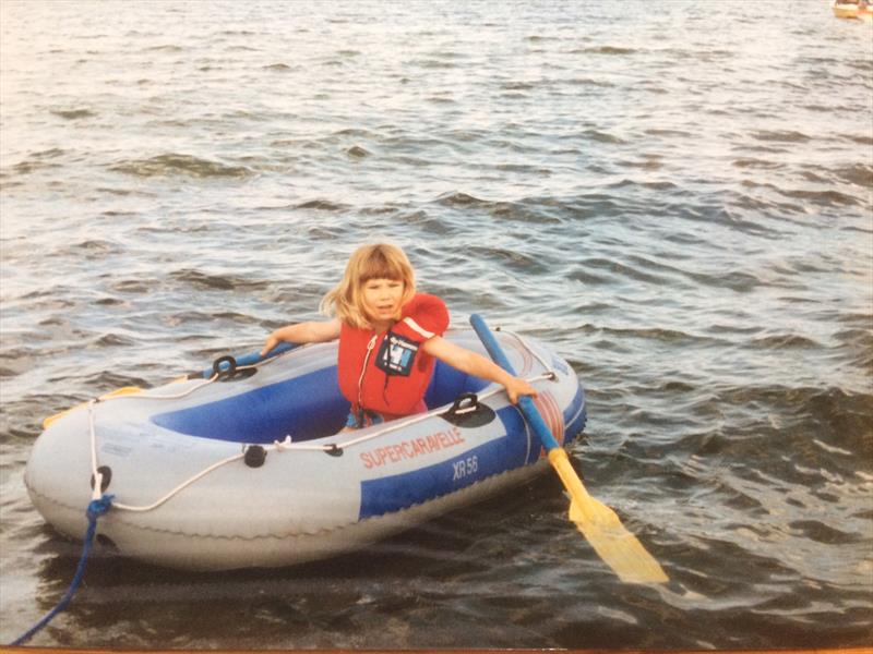 Susie Goodall, a lifelong sailor, began boating at the age of three photo copyright Susie Goodall taken at 