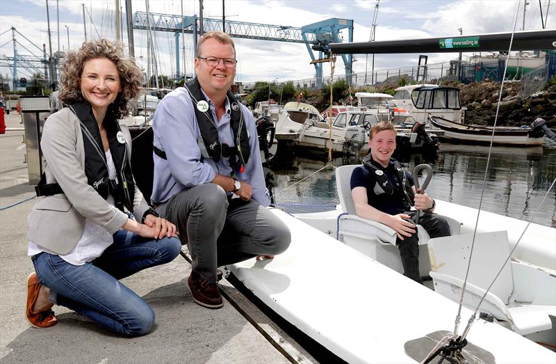 Mark Pollock launches Watersports Inclusion Games for Children & Teenagers in Dun Laoghaire photo copyright INPHO / Morgan Treacy taken at Irish Sailing Association