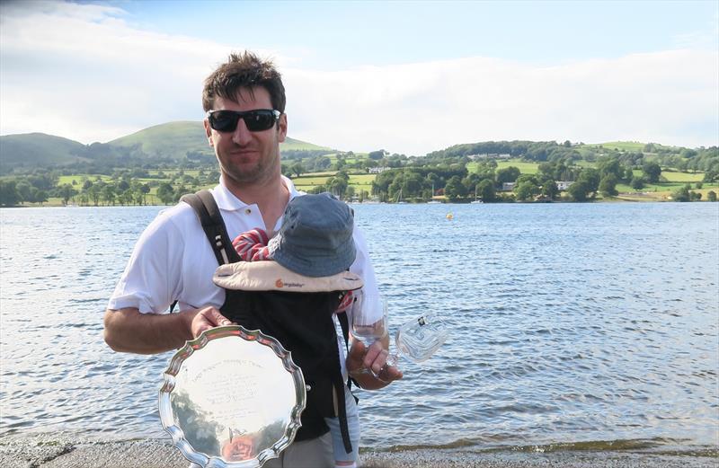 Birkett winner Ian Turnbull - with baby Ben photo copyright Sue Giles taken at Ullswater Yacht Club