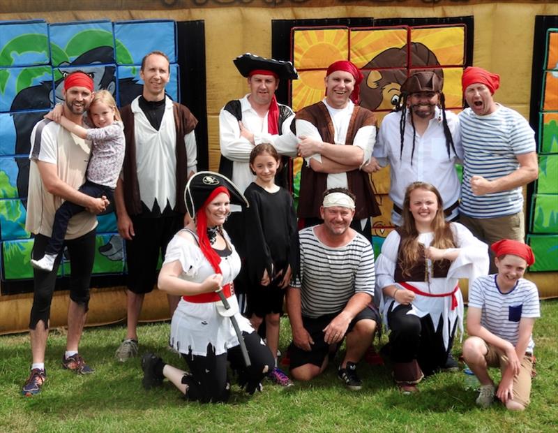 Pirates from Utlility Warehouse in the charity It's a Knockout photo copyright Turn to Starboard taken at 