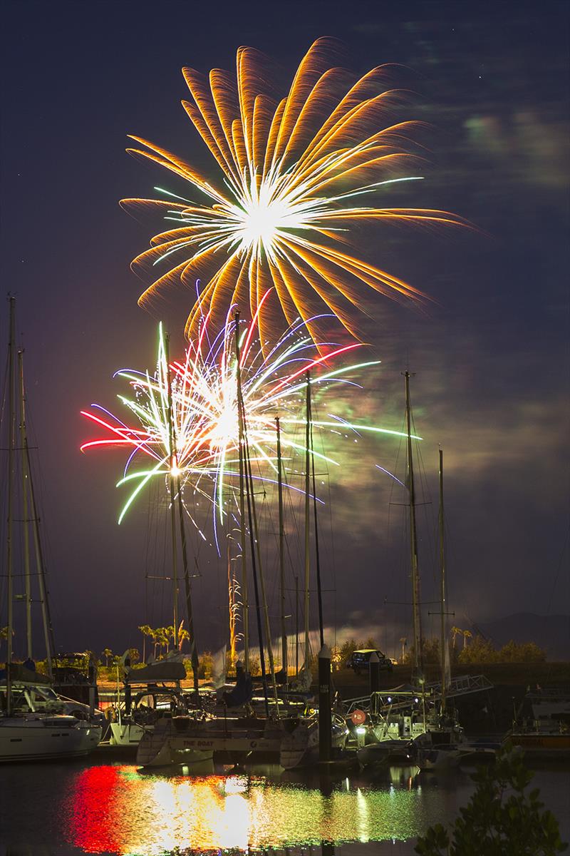 Fireworks set the scene at Magnetic Island - Andrea Francolini, SMIRW pic photo copyright Andrea Francolini / SMIRW taken at Townsville Yacht Club