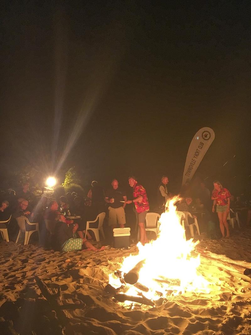 Beach bonfire at Cape Upstart photo copyright Mark Chew taken at Townsville Yacht Club