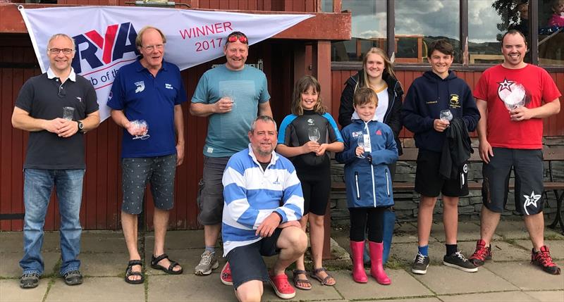 Ullswater Regatta prizewinners - photo © Rick Boyce