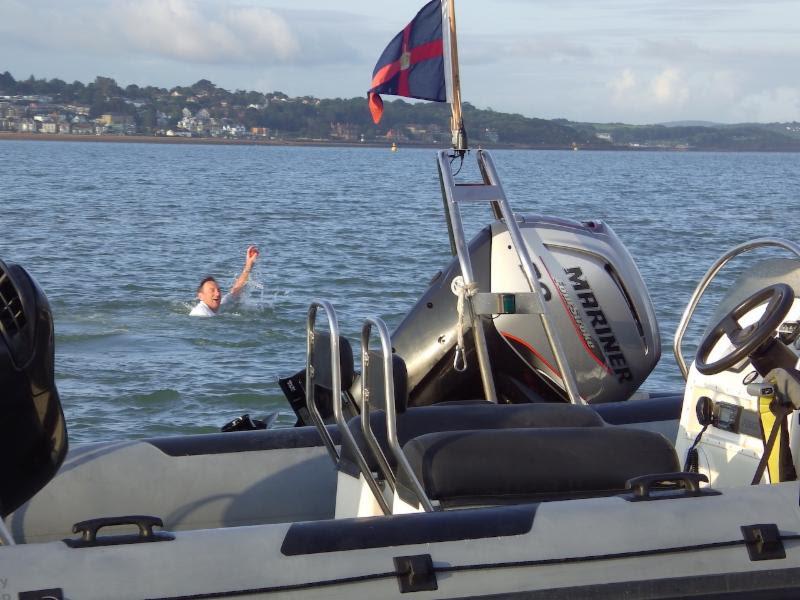 Caught out... in every sense of the term at the Bramble Bank cricket match 2017 photo copyright Graham Nixon taken at Royal Southern Yacht Club