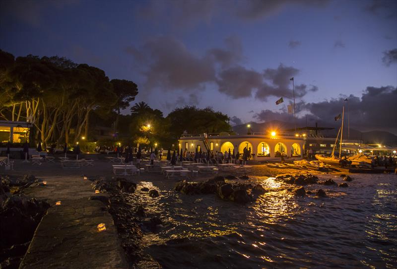 Dinner at the Circolo della Vela Sicilia ahead of the 13th Palermo-Montecarlo race photo copyright Francesco Ferri / Studio Borlenghi taken at Circolo della Vela Sicilia