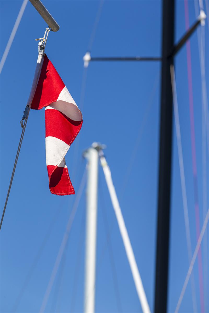 The AP flag early this morning at SeaLink Magnetic Island Race Week photo copyright Andrea Francolini taken at Townsville Yacht Club