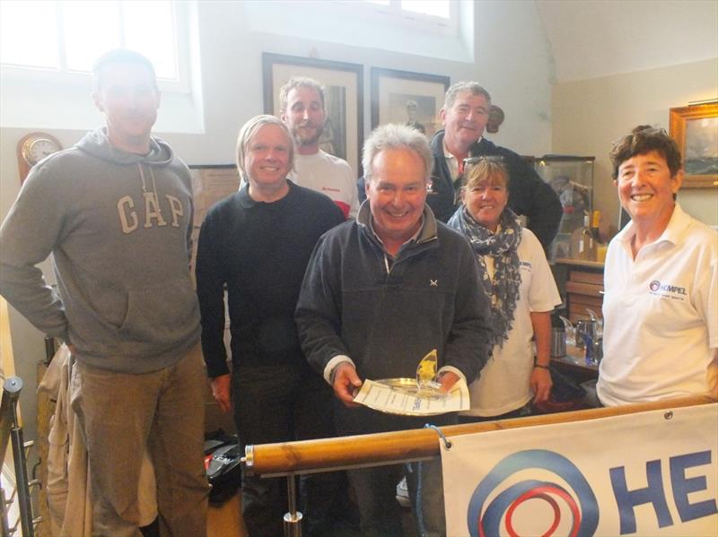 Richard Woof and the Jo90 team, winner of the IRC Overall Winner trophy during the 2017 Hempel Weymouth Yacht Regatta - photo © John Arnold