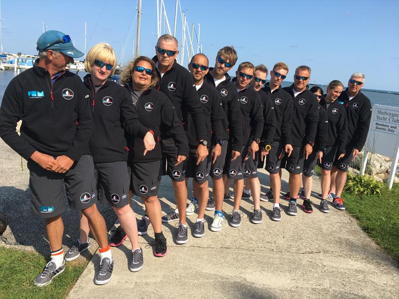 Great Britain arrive in the USA for the 2017 Blind Fleet Racing World Championship photo copyright Blind Sailing taken at Sheboygan Yacht Club