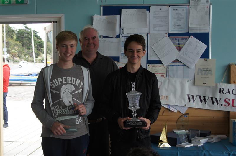 Matt Dear Trophy Prize Giving photo copyright Ian Simpson taken at 