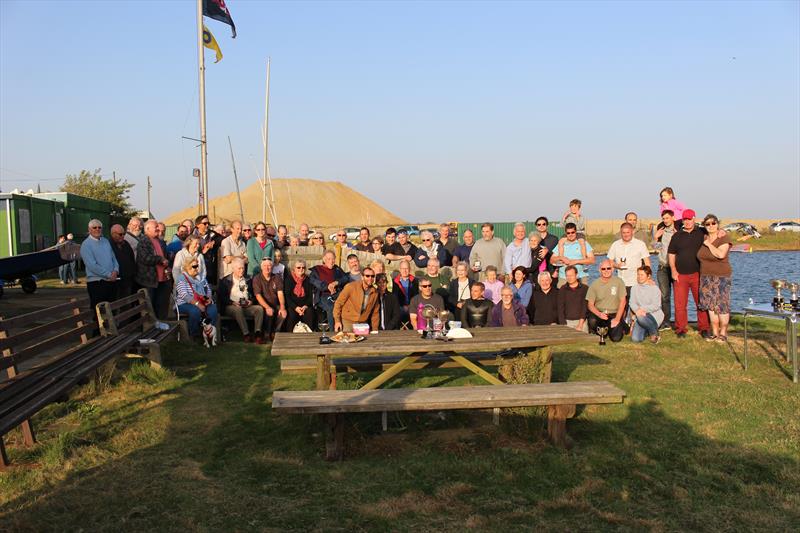 Members past and present gather for the Last Fling at Blue Circle SC, which was the final day's racing at the lake in North Kent photo copyright Robin Counter taken at Blue Circle Sailing Club