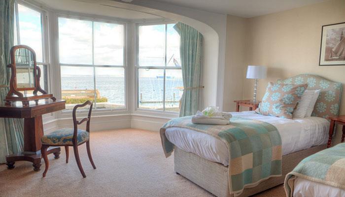 A room with a view! Double up for a two-night stay at the Royal Ocean Racing Club, Cowes, incl. breakfast & a glass of Prosecco! photo copyright RORC taken at Royal Ocean Racing Club