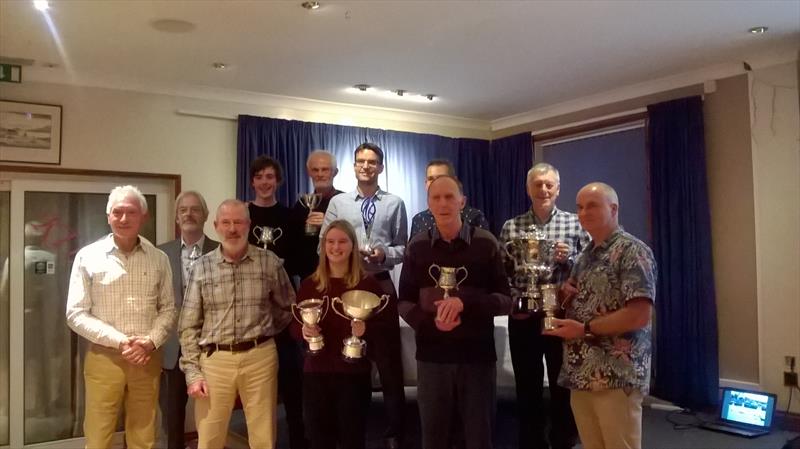 Torpoint Mosquito Sailing Club dinghy section prize-winners 2017 photo copyright Brigitte Mann taken at Torpoint Mosquito Sailing Club