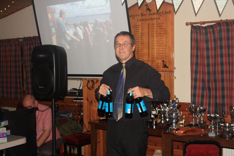 Master of Ceremonies Richard Haydock during the Dalgety Bay SC Celebration of 2017 photo copyright Ruby Panter taken at Dalgety Bay Sailing Club